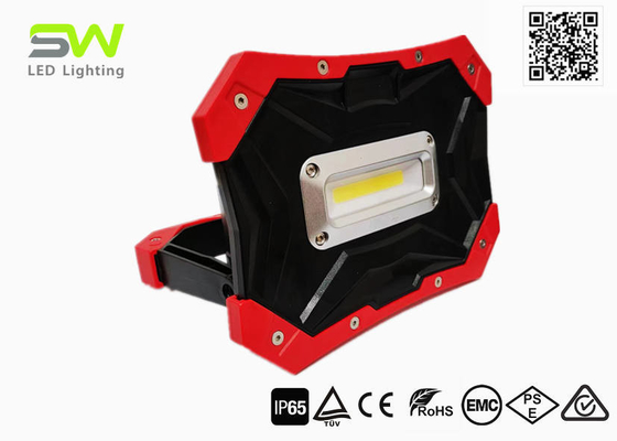 10W Dikdörtgen COB LED Taşınabilir Dış Sel Işıkları USB AC DC Şarj Edilebilir